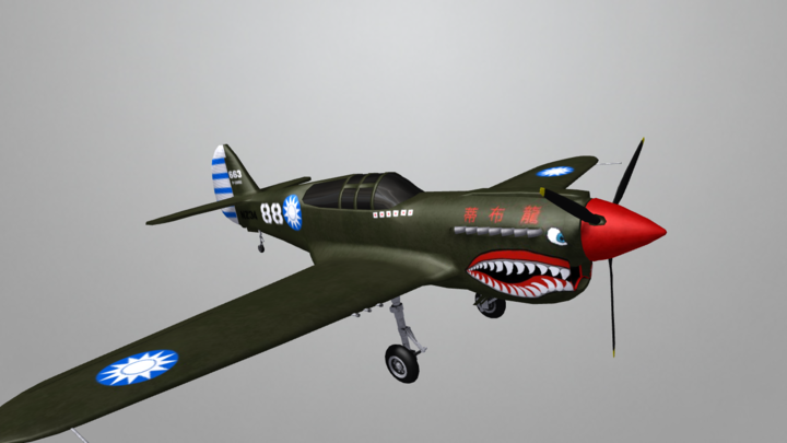 curtiss-p40-airplane