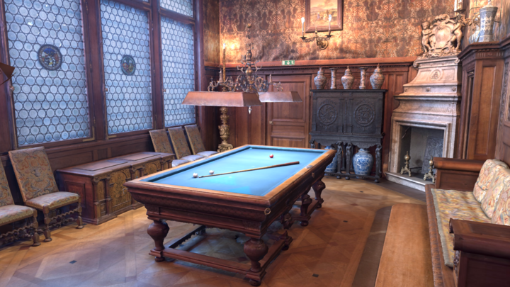 billiard room