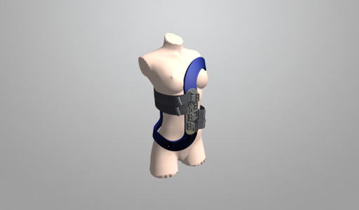 FLEXPINE Brace : Wearing example Scoliosis brace 